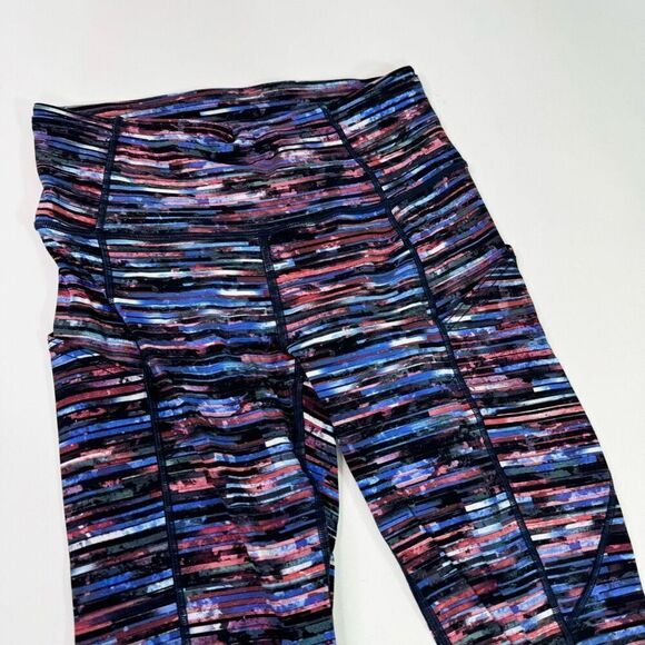 Lululemon Leggings Womens 4 Multi-Color High-Rise Yoga Pants Ankle - Picture 2 of 10